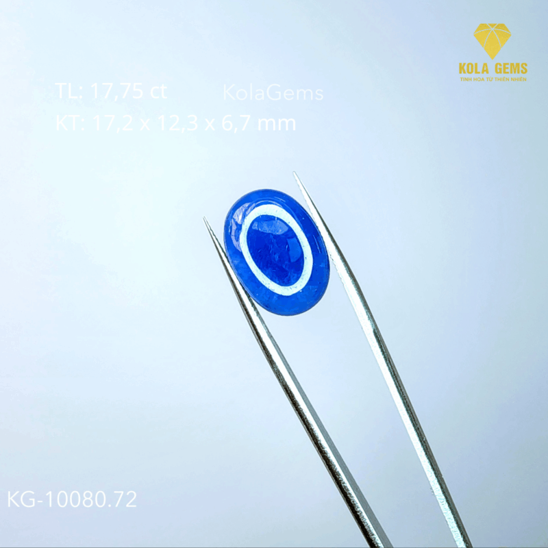 Sapphire Xanh tự nhiên KG-10080.72