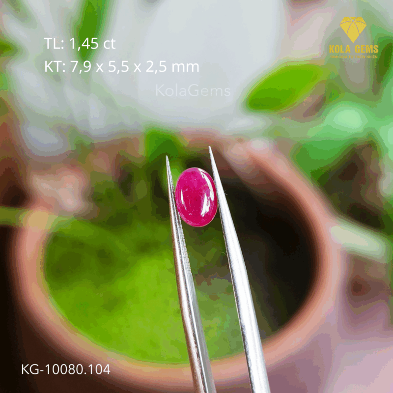 Ruby Đỏ Lục Yên Tự Nhiên KG-10080.104