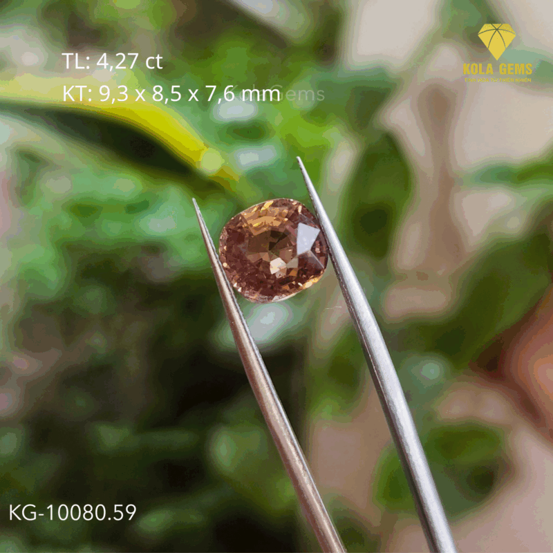 Tourmaline Hồng Trà Tự Nhiên KG-10080.59