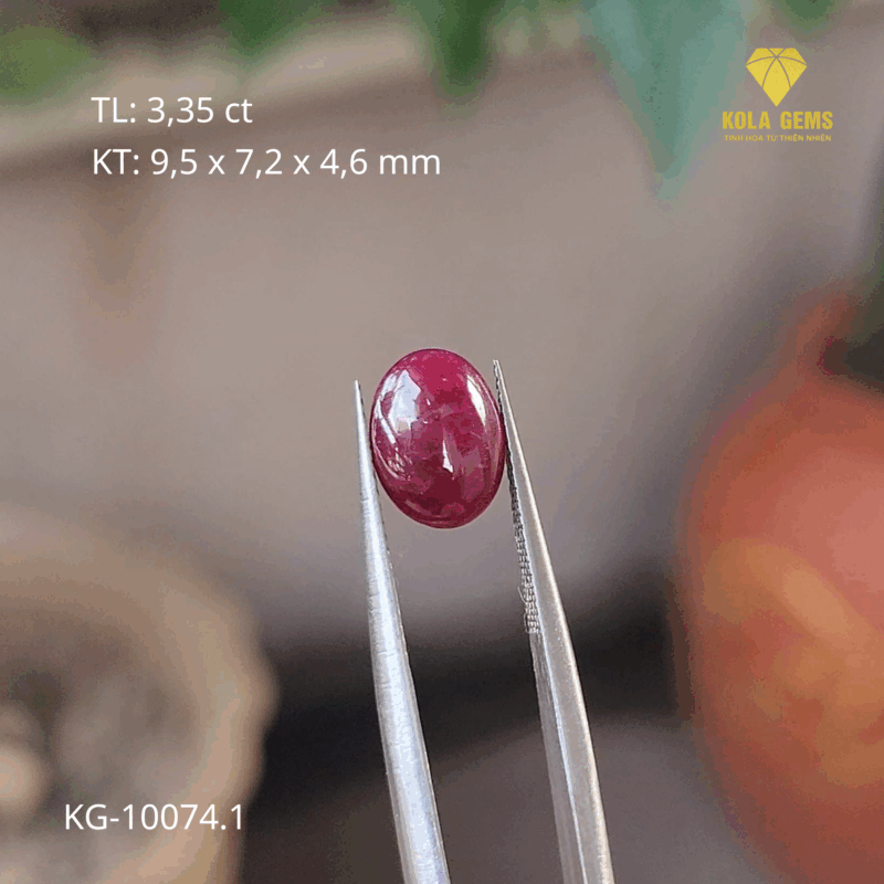 Ruby  Đỏ HồngTự Nhiên KG-10074.1
