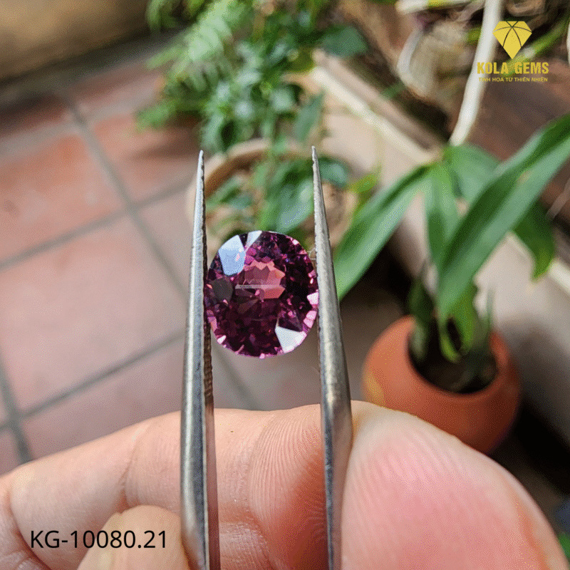 Garnet Hồng Tím Tự Nhiên KG-10080.21