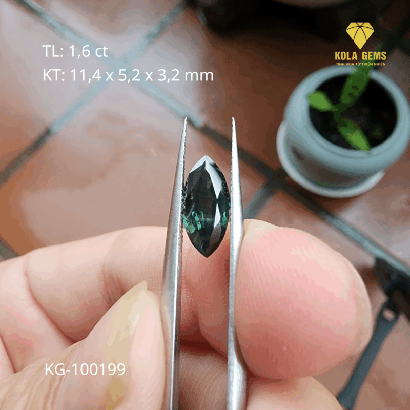 Sapphire Xanh Rêu Tự Nhiên KG-100199