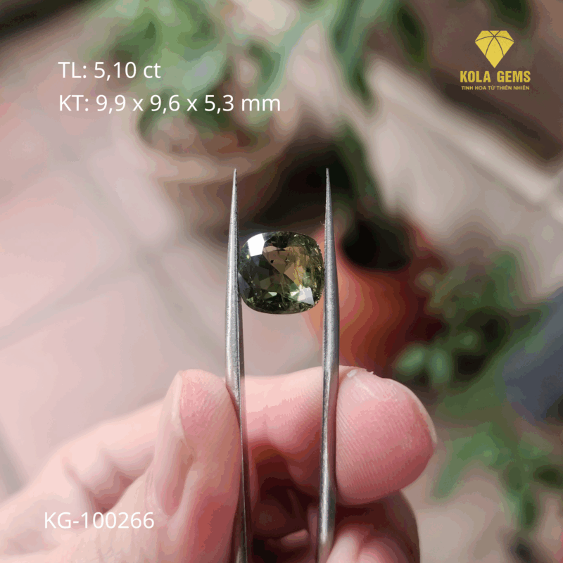 Sapphire Vàng Lục Tự Nhiên KG-100266