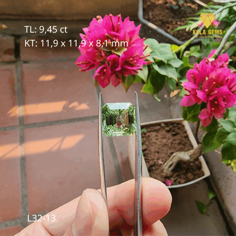Tourmaline Xanh Tự Nhiên L32-13