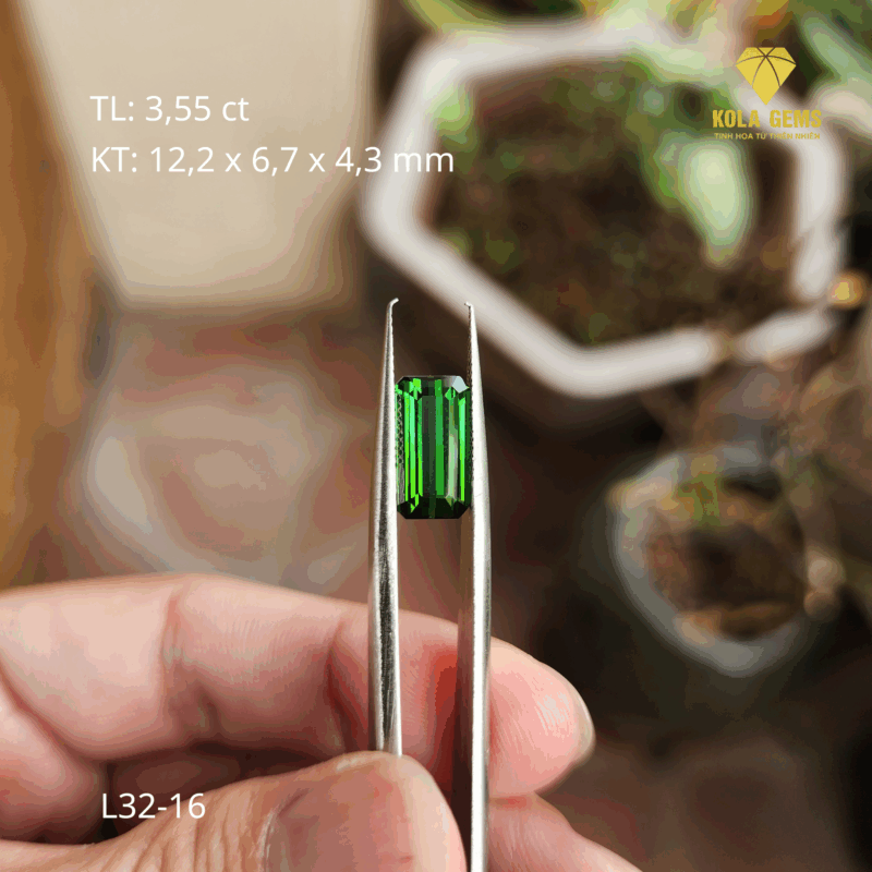 Tourmaline Xanh Tự Nhiên L32-16