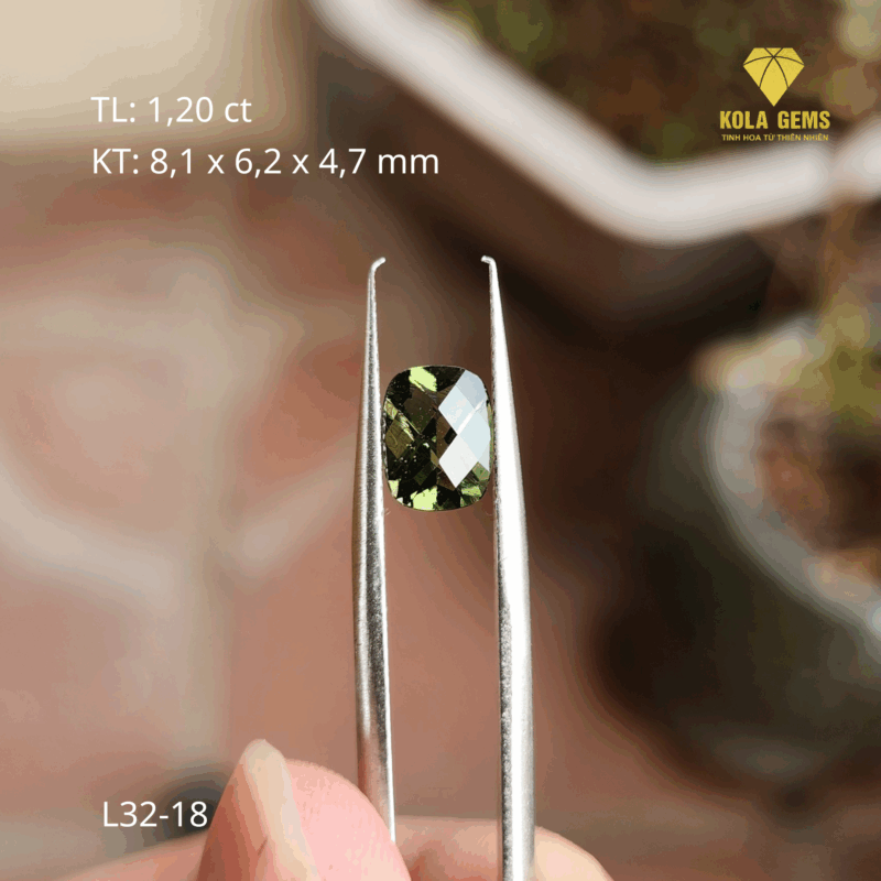 Tourmaline Xanh Tự Nhiên L32-18