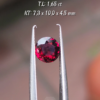 Garnet Đỏ Đen Tự Nhiên KG-10092